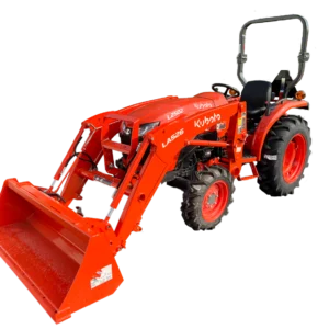 Kubota L2502 compact tractor with front loader attachment