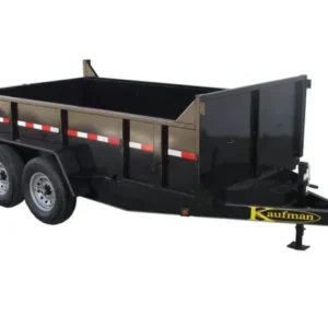 heavy duty dump trailer rental pintle hitch hydraulic dump trailer hauling debris