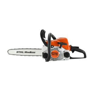 Chain saw with anti-vibration handle and efficient lubrication system