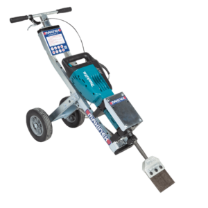 Makinex jackhammer trolley rental for tile and concrete demolition