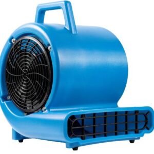 Carpet blower air mover for floor and carpet drying