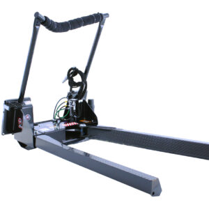 Hydraulic tree fork rental for skid steers and loaders